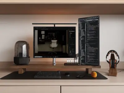 3D model of interior study 3D model 3D model