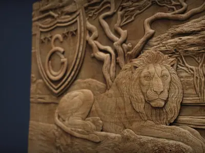 Galatasaray Football Club Lion Wall Decor 3D print model