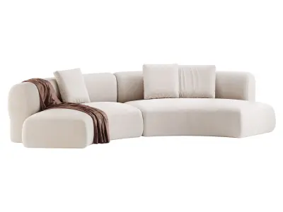 COSY CURVE SOFA 3D model