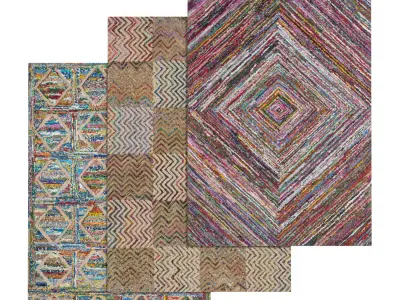 Rug Set 366 3D model