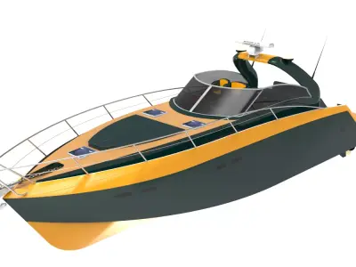 SUNSEKER 14 M GREEN Low-poly 3D model