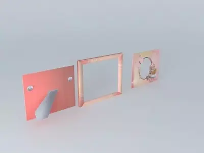 Picture Frame Bespoke Butterfly Babe Free 3D model