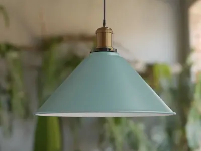 5 Collection  Pendant vintage color lamps 3D model