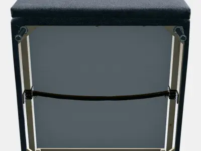 SODERHAMN 1-seater section 1 Low-poly 3D model