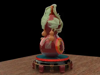 Chinese  gourd  3D model