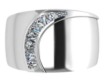 Diamond Band 4453 3D print model