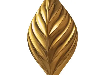 CB2 Amalia wall sconce leaf 3D model