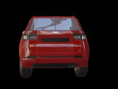 Jeep Car 3D model Blender OBJ FBX 3D model