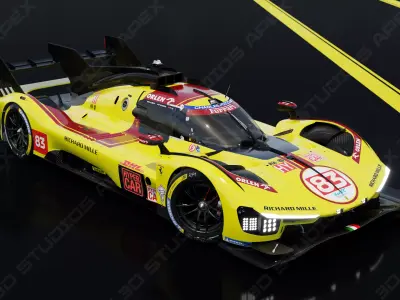Ferrari 499P WEC 2025 - Premium Edition 3D model