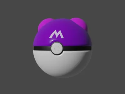 Pokeballs pokemon ball Free 3D model