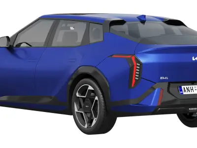 Kia EV4 GT-Line 2026 3D model