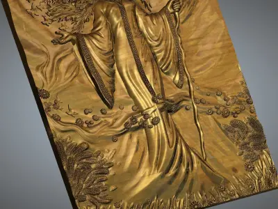 Lady magic 3D print model