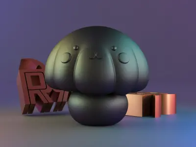 Cute Mushroom Candle Mold 3D print model