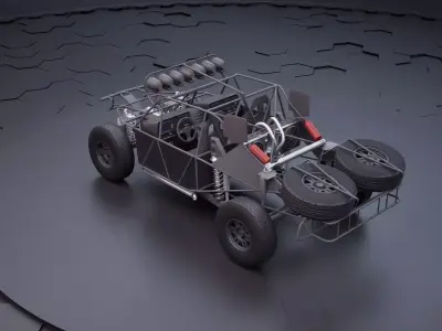 Trophy Truck Base 3D model