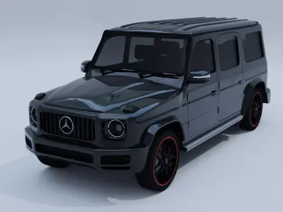 Mercedes AMG gclass G63 game ready 3D model