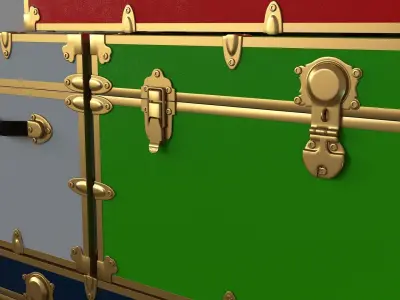 XXL Vinyl Dorm Trunk 3D model