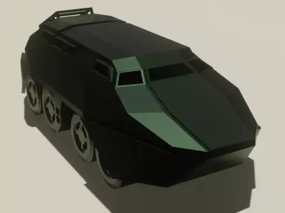 Model-000 3d Model armoured vehicle 3D model