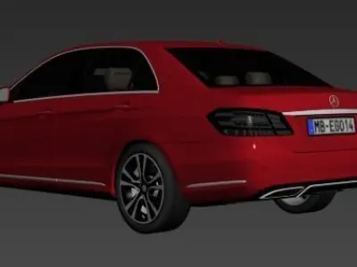 Mercedes Benz E Class Avantgarde 2014 3D model