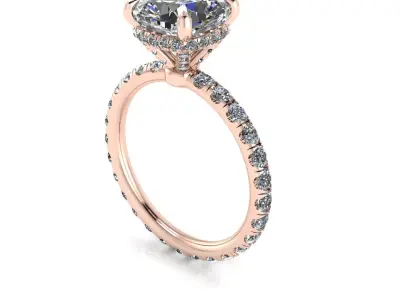Woman Wedding Ring 3D print model