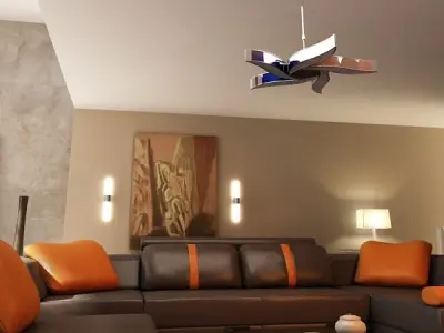 Modern Pendant Lamp 3D model