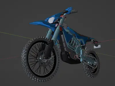 Off road bike Free 3D model