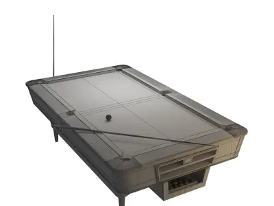 Pool table  3D model