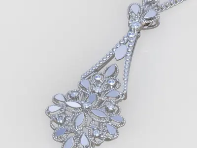 Exclusive Pendant model 3D 0180 printable model-12 3D print model