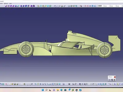 dallara-gp208 racing car 3D model
