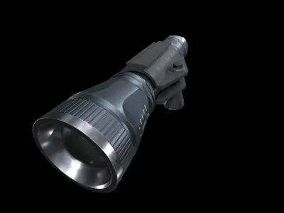 Flashlight B GameReady Free low-poly 3D model