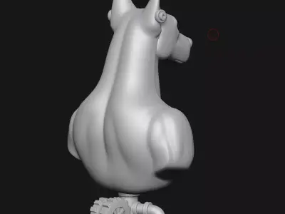 Doberman Pinscher 3D print model