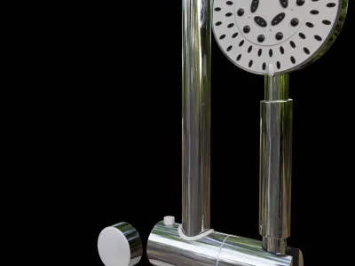 shower head and hand held 3D model
