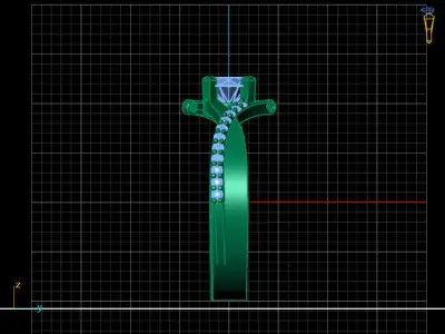 Women Ring 3DM Womens Ring 3d models 3D print model 3D print model 43