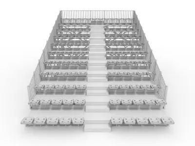 Bleachers 22 3D model