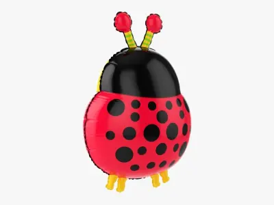 Ladybird decoration foil balloon 13  3D model