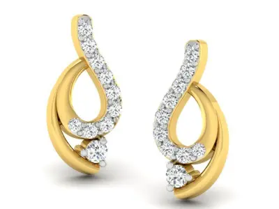 Women Earring 3D print model