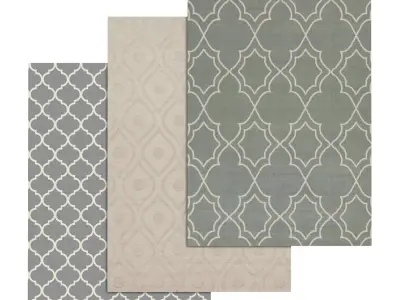 Rug Set 666 3D model