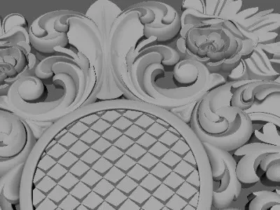 dekor ornate ornament 3D model purchase
