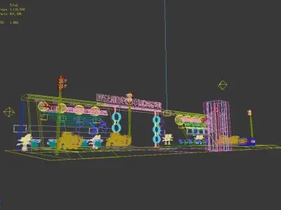 Exhibition - Area - 13X29-3DMAX2009-04 3D model