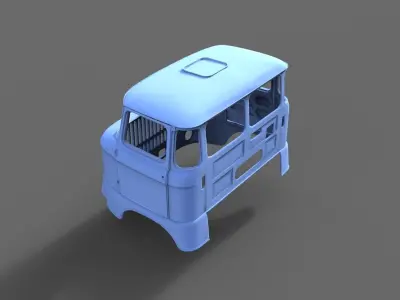 IFA W 50 Body 3D print model