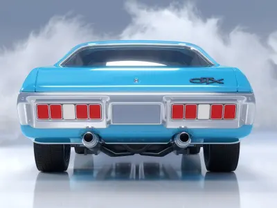 Plymouth GTX - 1971 3D model