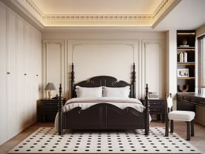  Bedroom interior 107 3D model