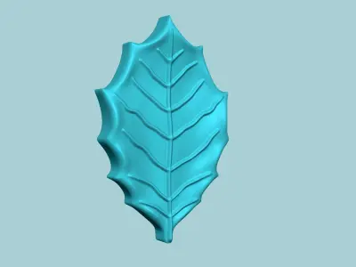 American Holly Leaf - Molding Artificial EVA Craft 3D print model