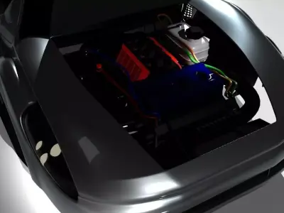 Imortalis320 sports car 3D model