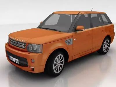 Range Rover Sport Low-poly 3D model