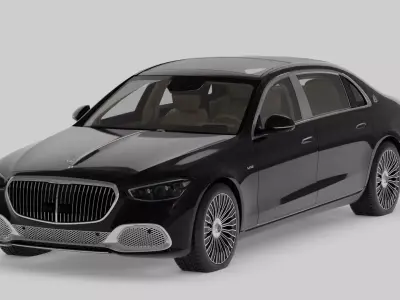 2021 Mercedes-Benz S-Class Maybach 3D model