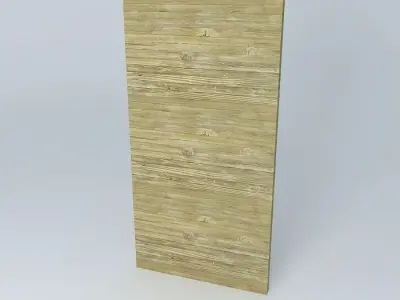4 x 8 wood panel Free 3D model