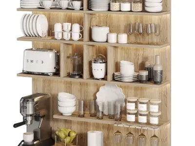 kitchen accessories 065 3D model