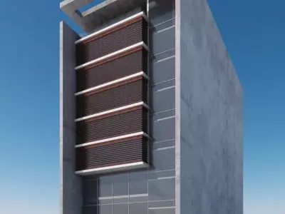 Modern Building Exterior 3D model