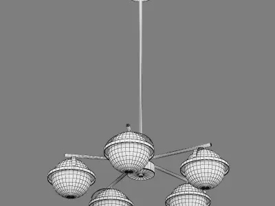 815257 Croco Lightstar Ceiling chandelier 3D model