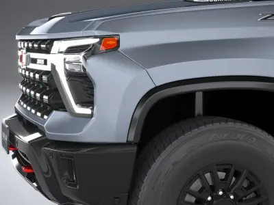 Chevrolet Silverado HD ZR2 CG 2024 3D model